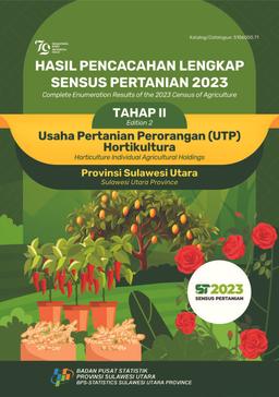 Hasil Pencacahan Lengkap Sensus Pertanian 2023 - Tahap II Usaha Pertanian Perorangan (UTP) Hortikultura Provinsi Sulawesi Utara