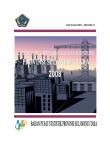 Statistik Konstruksi, Pertambangan, Listrik Dan Air Minum Propinsi Sulawesi Utara Tahun 2008