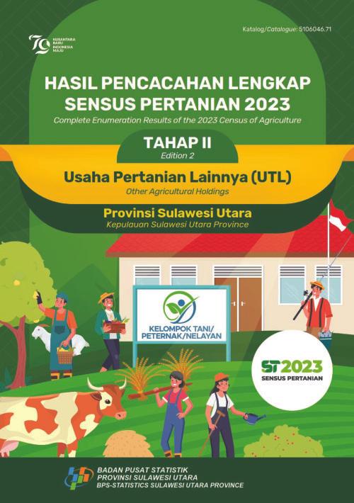 Hasil Pencacahan Lengkap Sensus Pertanian 2023 - Tahap II: Usaha Pertanian Lainnya (UTL) Provinsi Sulawesi Utara