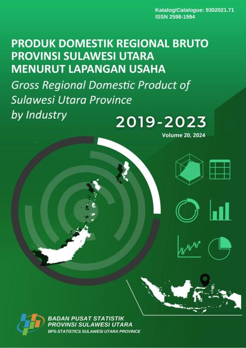 Gross Regional Domestic Product of Sulawesi Utara Province by Industry 2019-2023