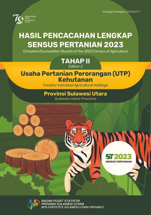 Hasil Pencacahan Lengkap Sensus Pertanian 2023 - Tahap II: Usaha Pertanian Perorangan (UTP) Kehutanan Provinsi Sulawesi Utara