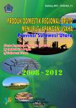 Produk Domestik Regional Bruto Menurut Lapangan Usaha Provinsi Sulawesi Utara 2008-2012