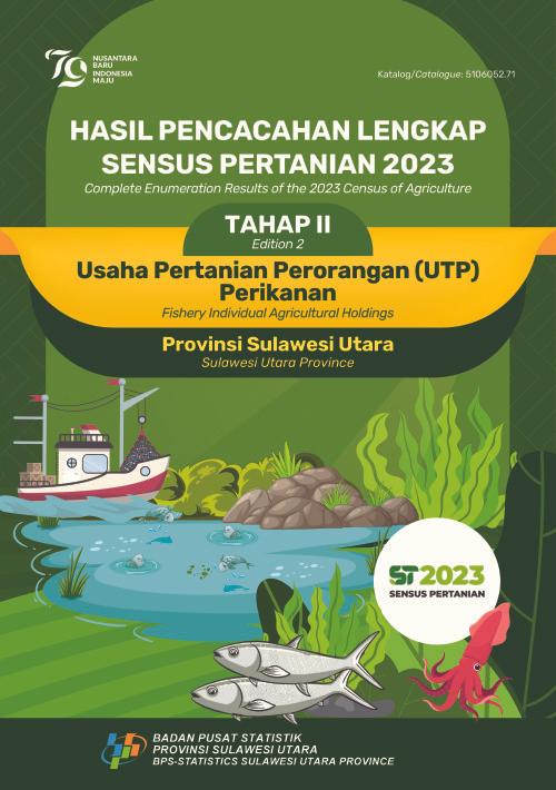 Hasil Pencacahan Lengkap Sensus Pertanian 2023 - Tahap II: Usaha Pertanian Perorangan (UTP) Perikanan Provinsi Sulawesi Utara