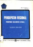 Pendapatan Regional Provinsi Sulawesi Utara Tahun 1986-1990