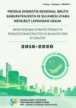 Produk Domestik Regional Bruto Kabupaten/Kota Di Sulawesi Utara Menurut Lapangan Usaha 2016-2020