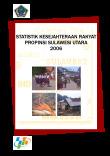 STATISTIK KESEJAHTERAAN RAKYAT PROPINSI SULAWESI UTARA 2006