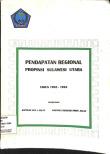 Pendapatan Regional Provinsi Sulawesi Utara Tahun 1993-1994