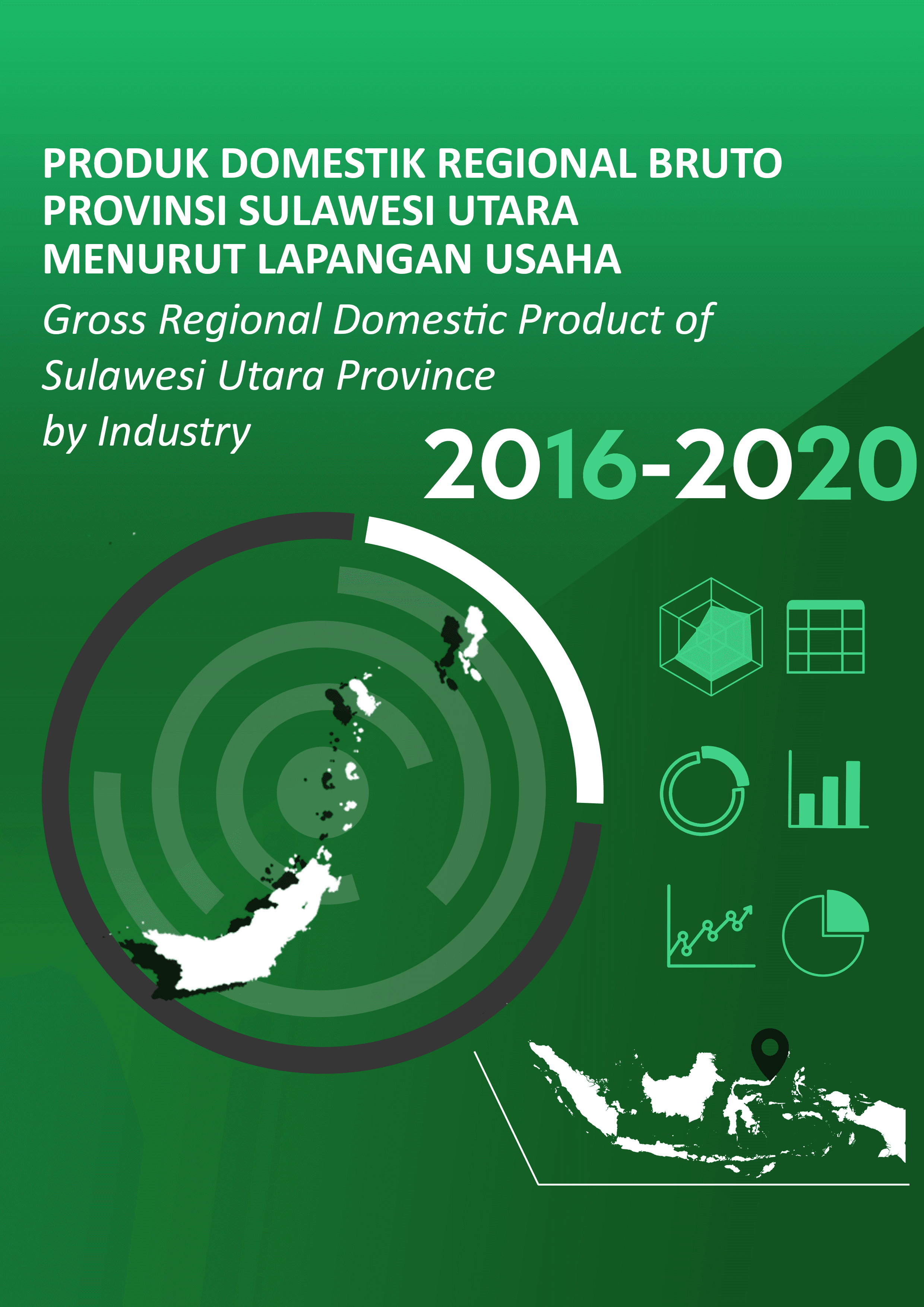 Gross Regional Domestic Product of Sulawesi Utara Province by Industry 2016-2020