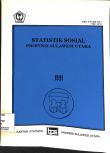 Statistik Sosial Provinsi Sulawesi Utara 1991