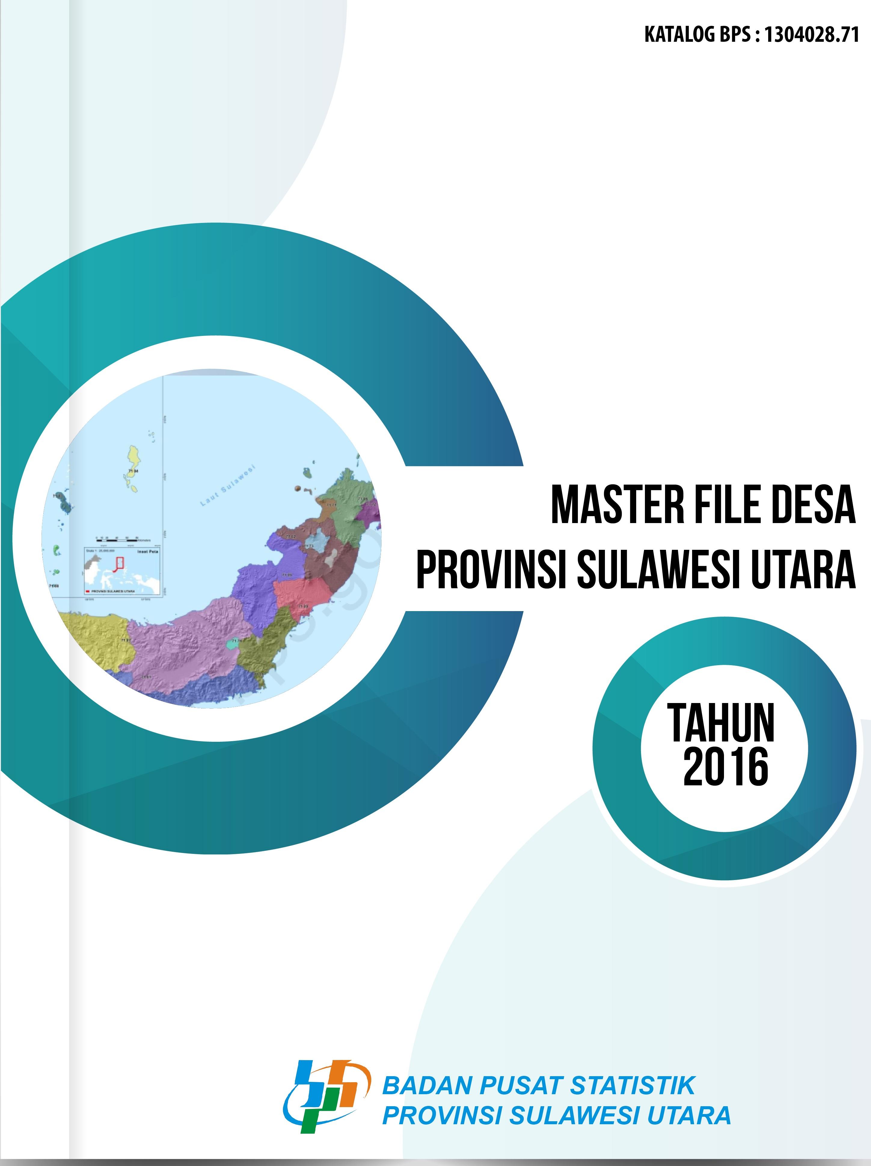 Master File Desa Provinsi Sulawesi Utara Tahun 2016