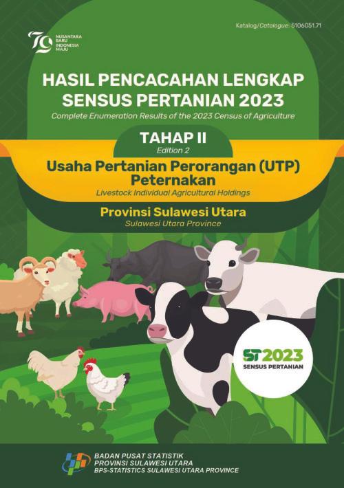 Hasil Pencacahan Lengkap Sensus Pertanian 2023 - Tahap II: Usaha Pertanian Perorangan (UTP) Peternakan Provinsi Sulawesi Utara