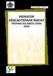 Indikator Kesejahteraan Rakyatpropinsi Sulawesi Utara 2006