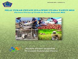 Nilai Tukar Petani Provinsi Sulawesi Utara Tahun 2015